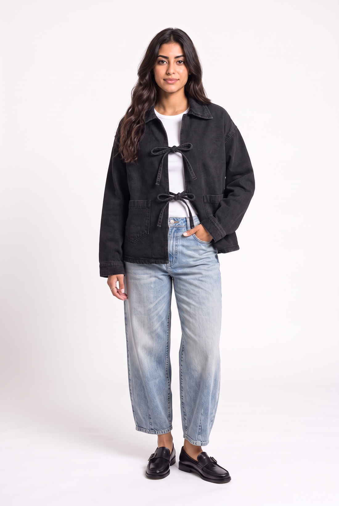 Women’s Tie-Front Chore Jacket