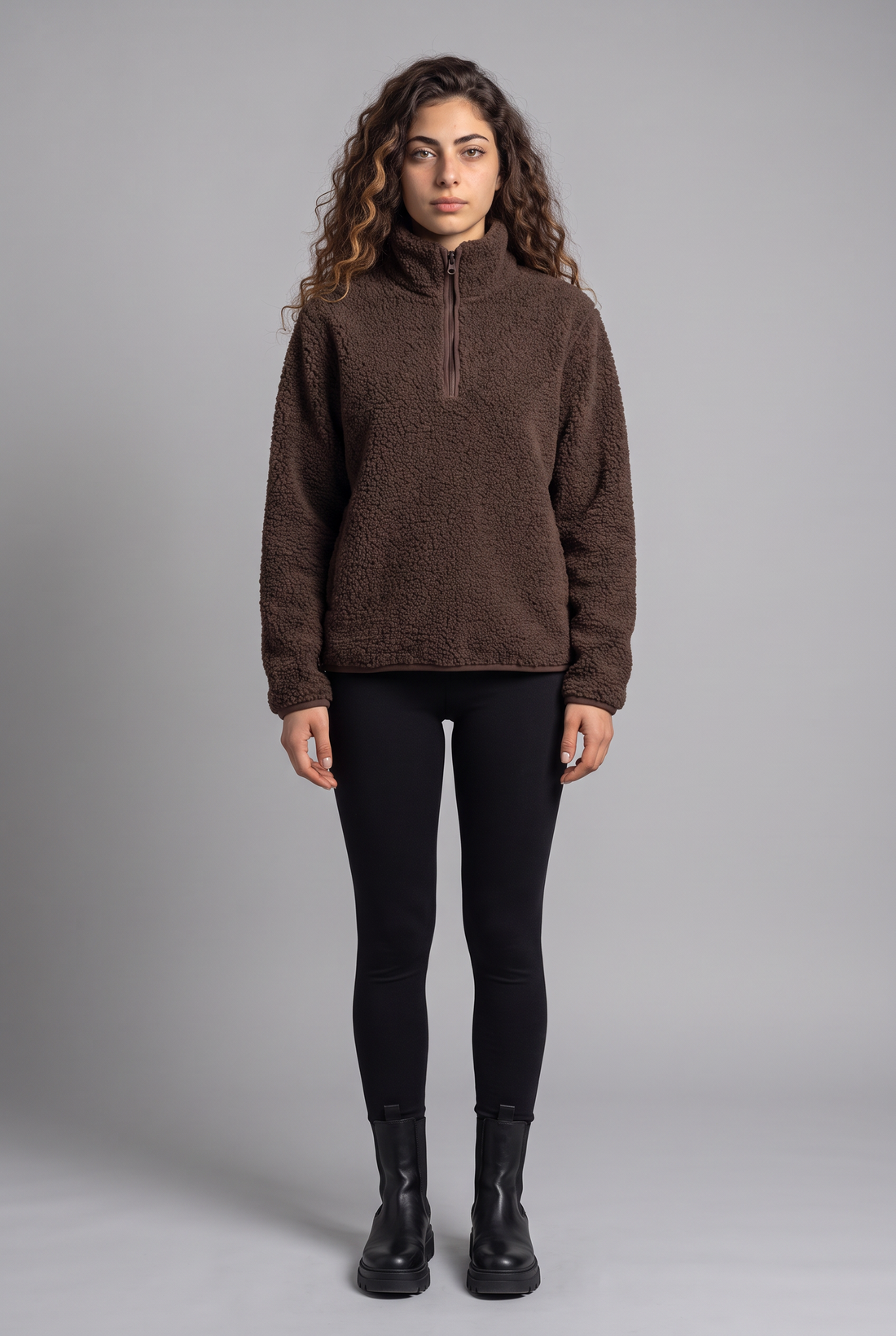 Teddy Hug Half-Zip Sweatshirt