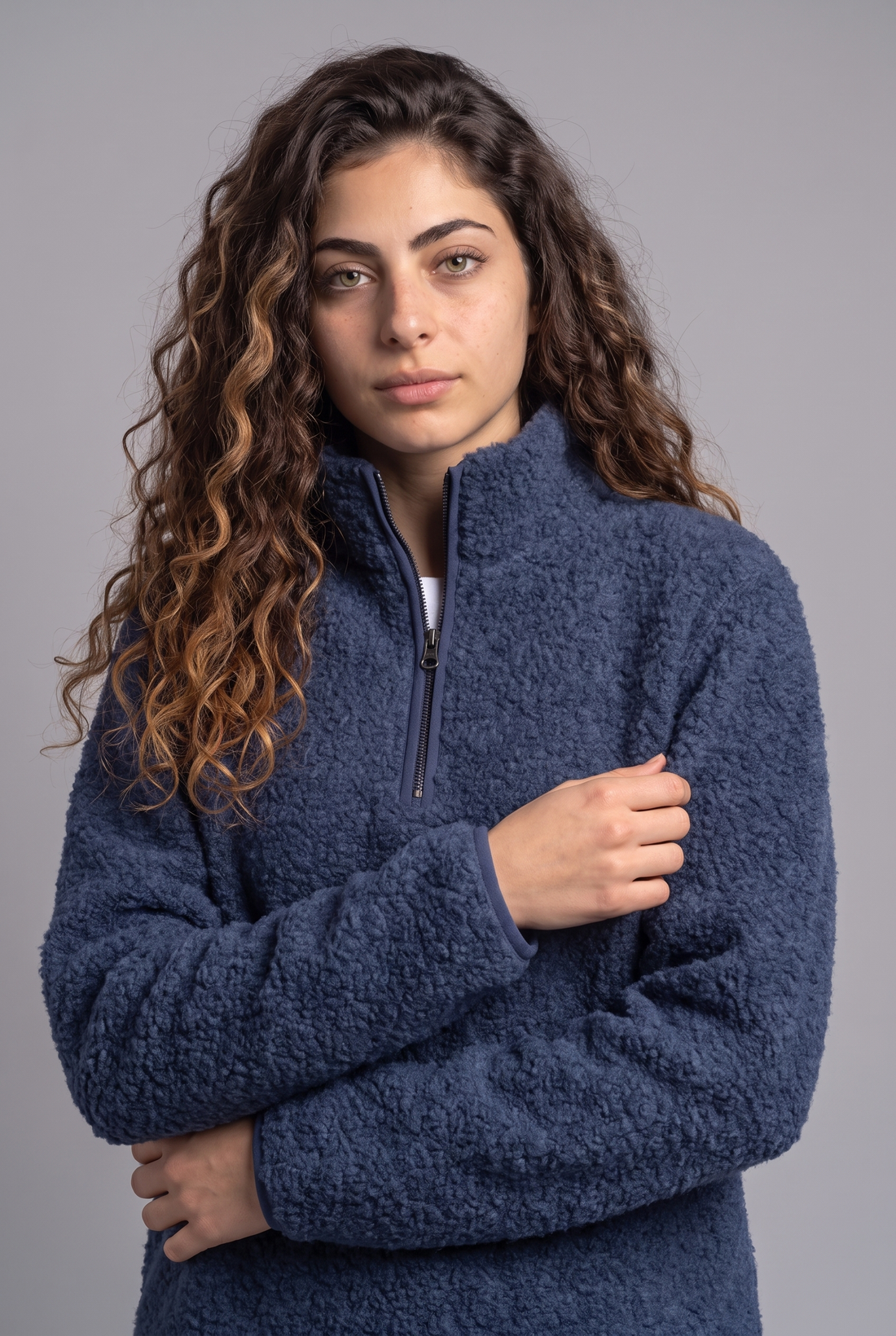 Teddy Hug Half-Zip Sweatshirt
