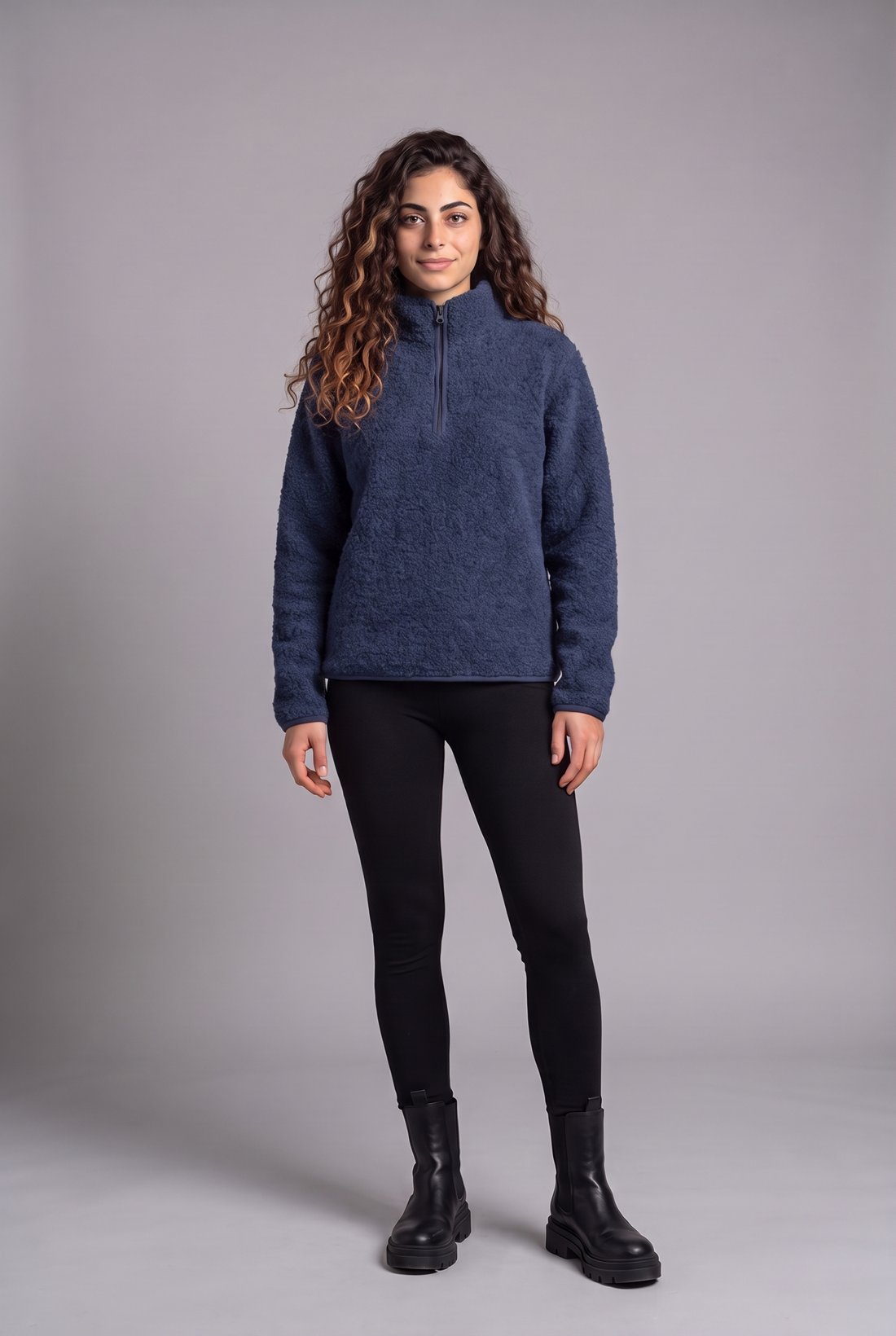 Teddy Hug Half-Zip Sweatshirt