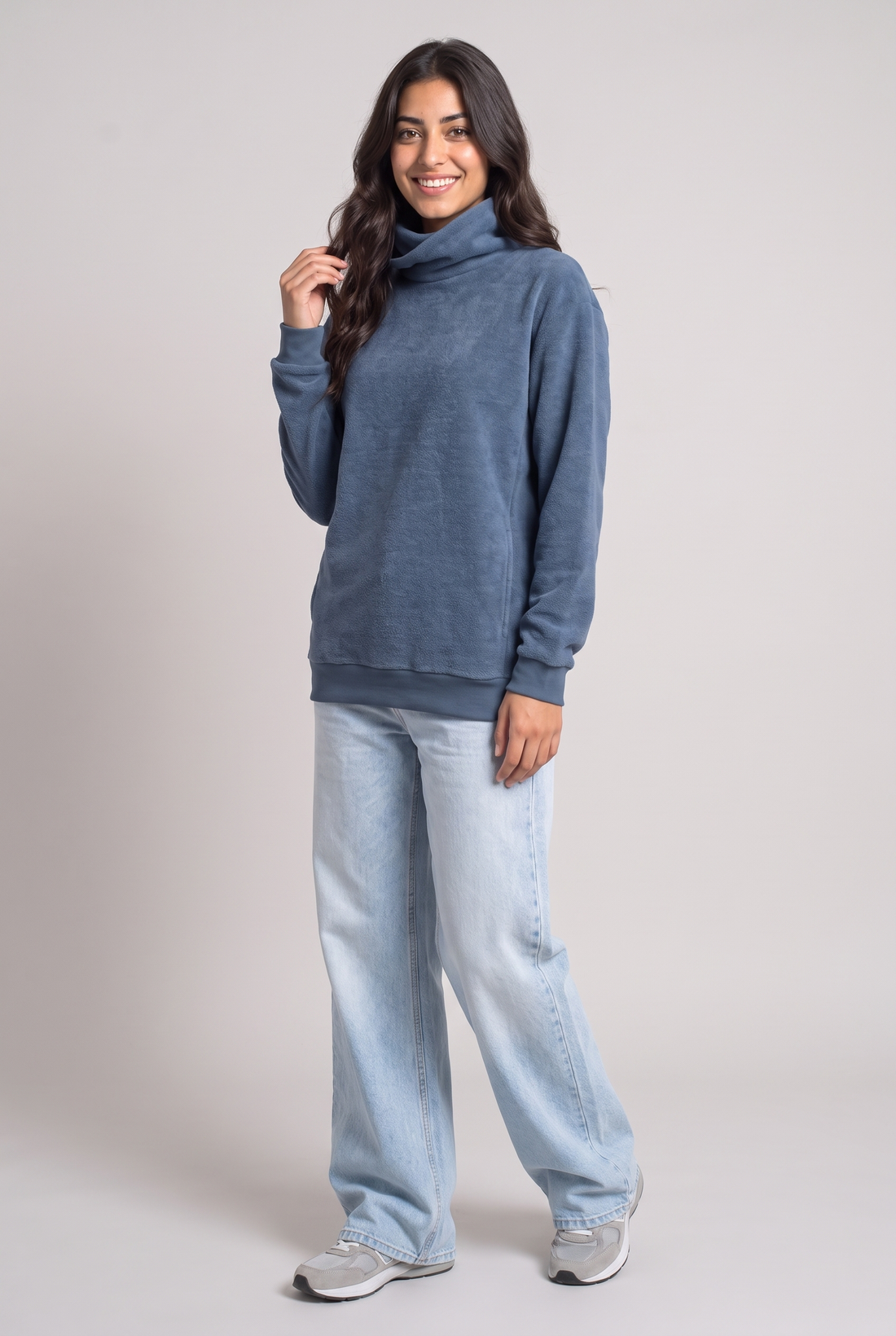 Soft Touch Cowl Neck Sweatshirt