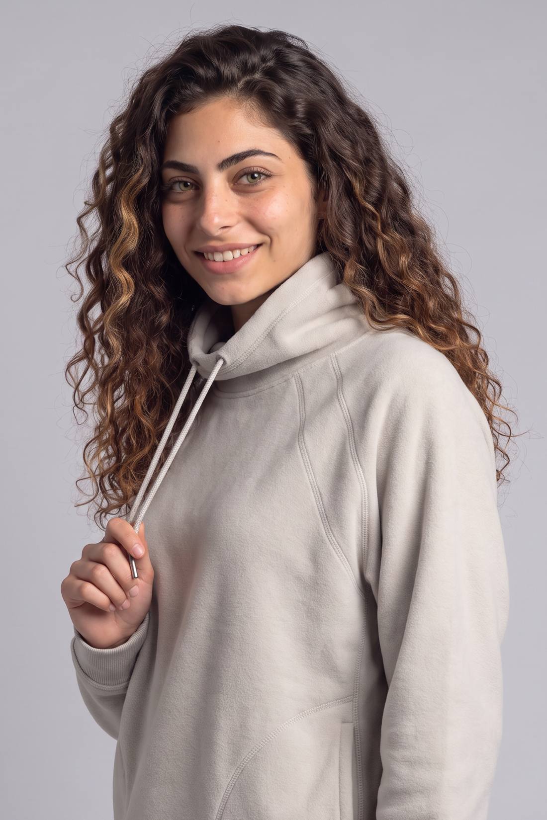 Willow Plush Fleece Pullover - Beige