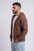 Sherpa Lined Waffle Knit Hoodie Jacket
