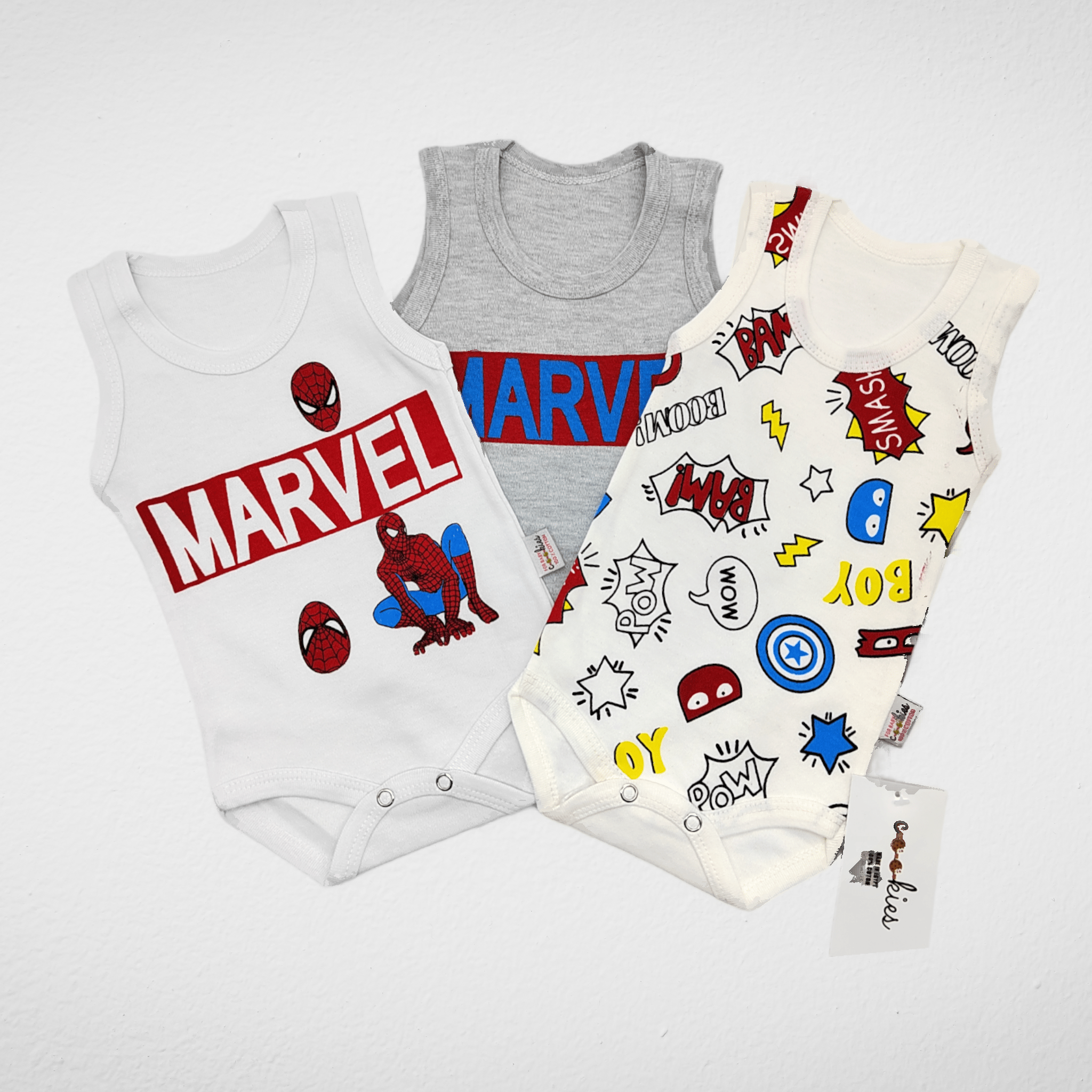Kids Summer 23 Babies Baby Jumpsuit (Salopette) - Marvel