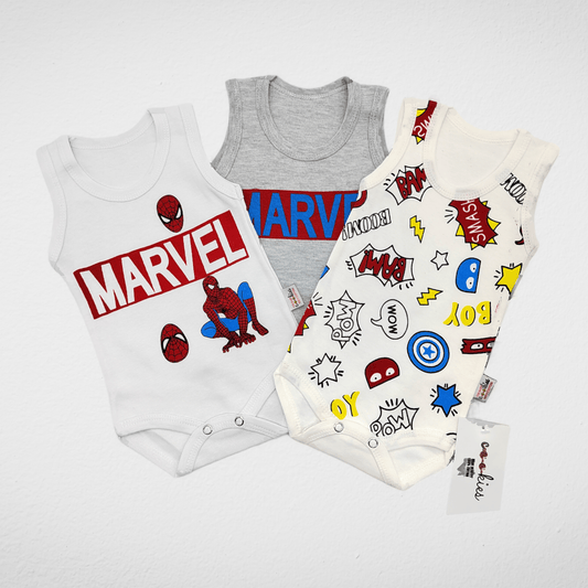 Kids Summer 23 Babies Baby Jumpsuit (Salopette) - Marvel