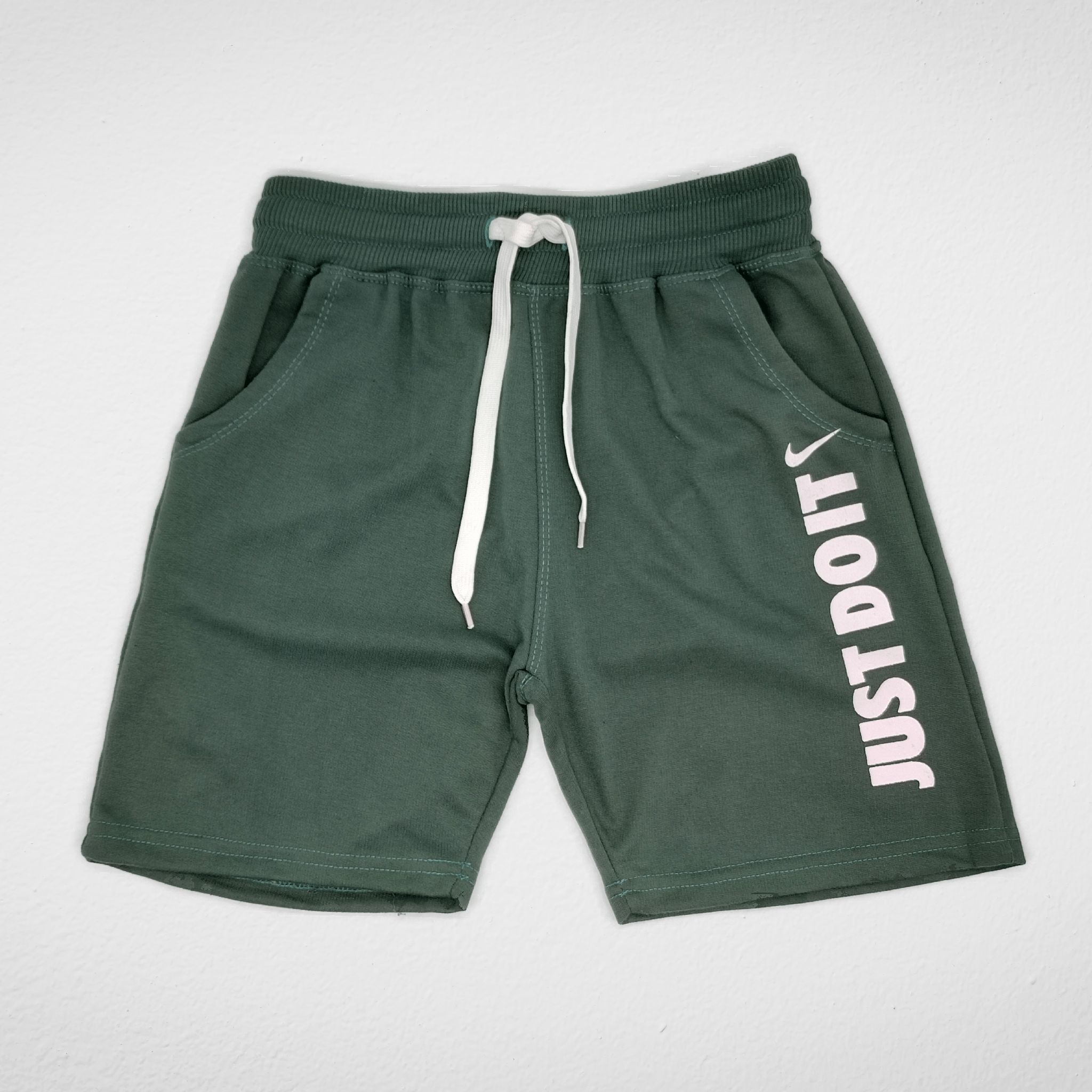 Kids Summer 23 Boys Shorts Kids Short - تصنيع محلي - Oil Green