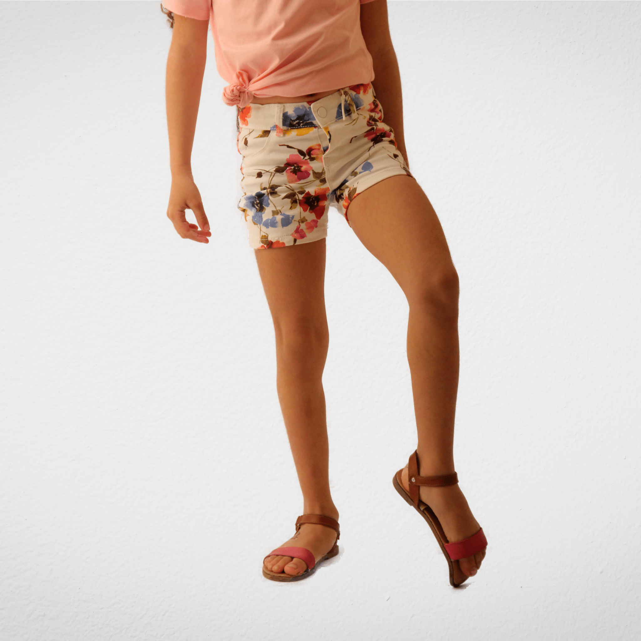 Kids Summer 23 Girls Short Girls Short - Amada - Flowers