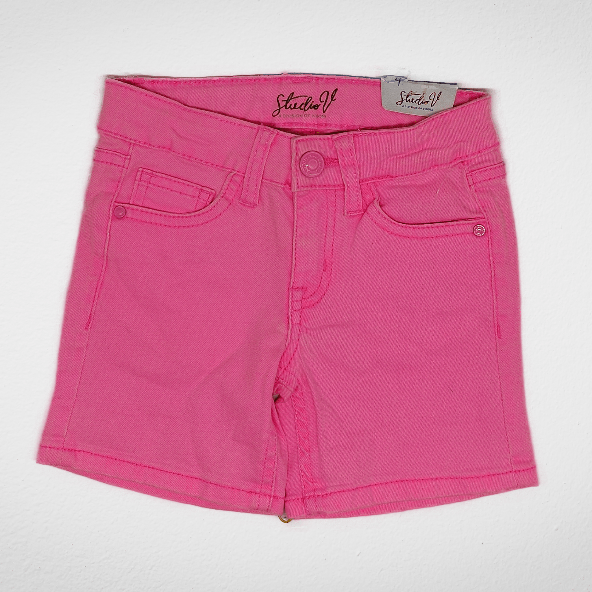 Kids Summer 23 Girls Short Girls Short - Studio V - Pink