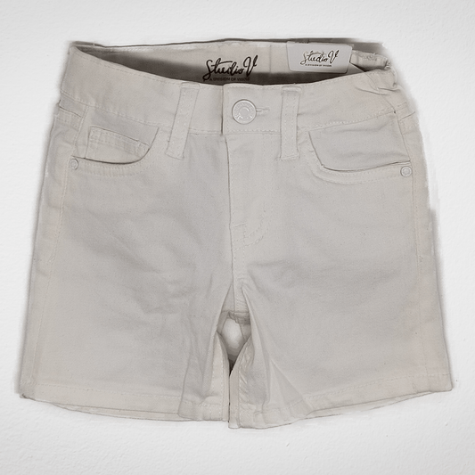 Kids Summer 23 Girls Short - Studio V - White