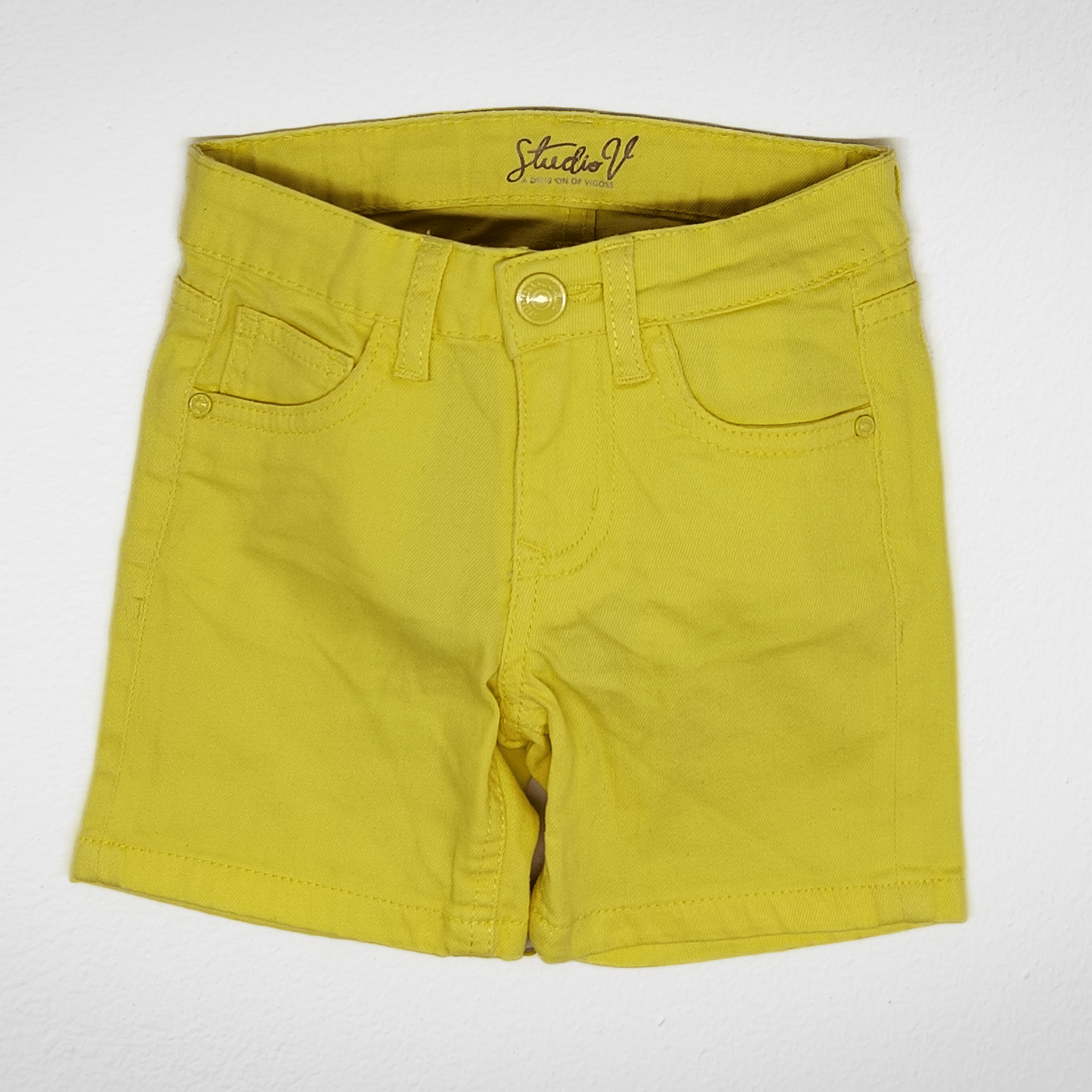 Kids Summer 23 Girls Short - Studio V - Yellow