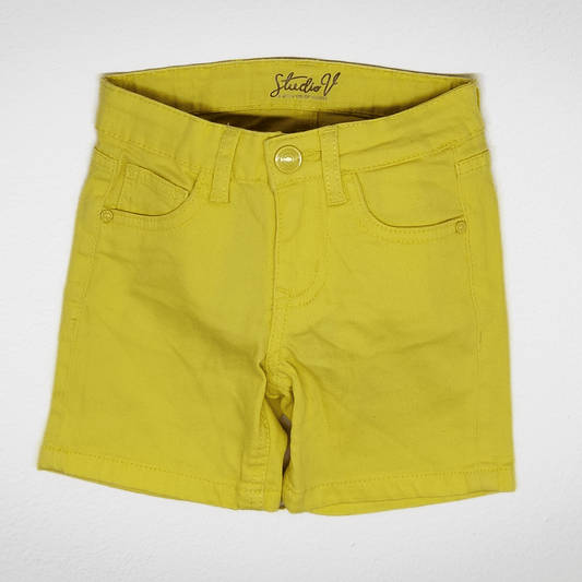 Kids Summer 23 Girls Short - Studio V - Yellow