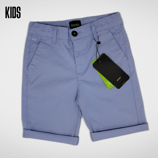 Kids Summer 23 Kids Gabardine Shorts - Baby Blue