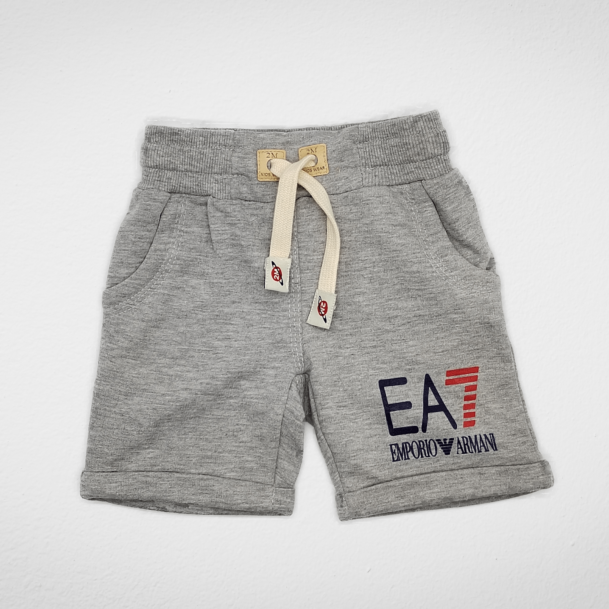 Kids Summer 23 Kids Short - New Basic - Grey