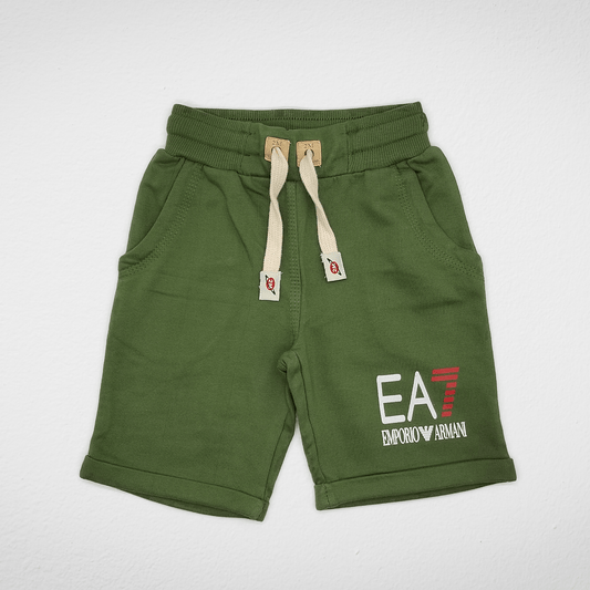 Kids Summer 23 Kids Short - New Basic - Oil Green