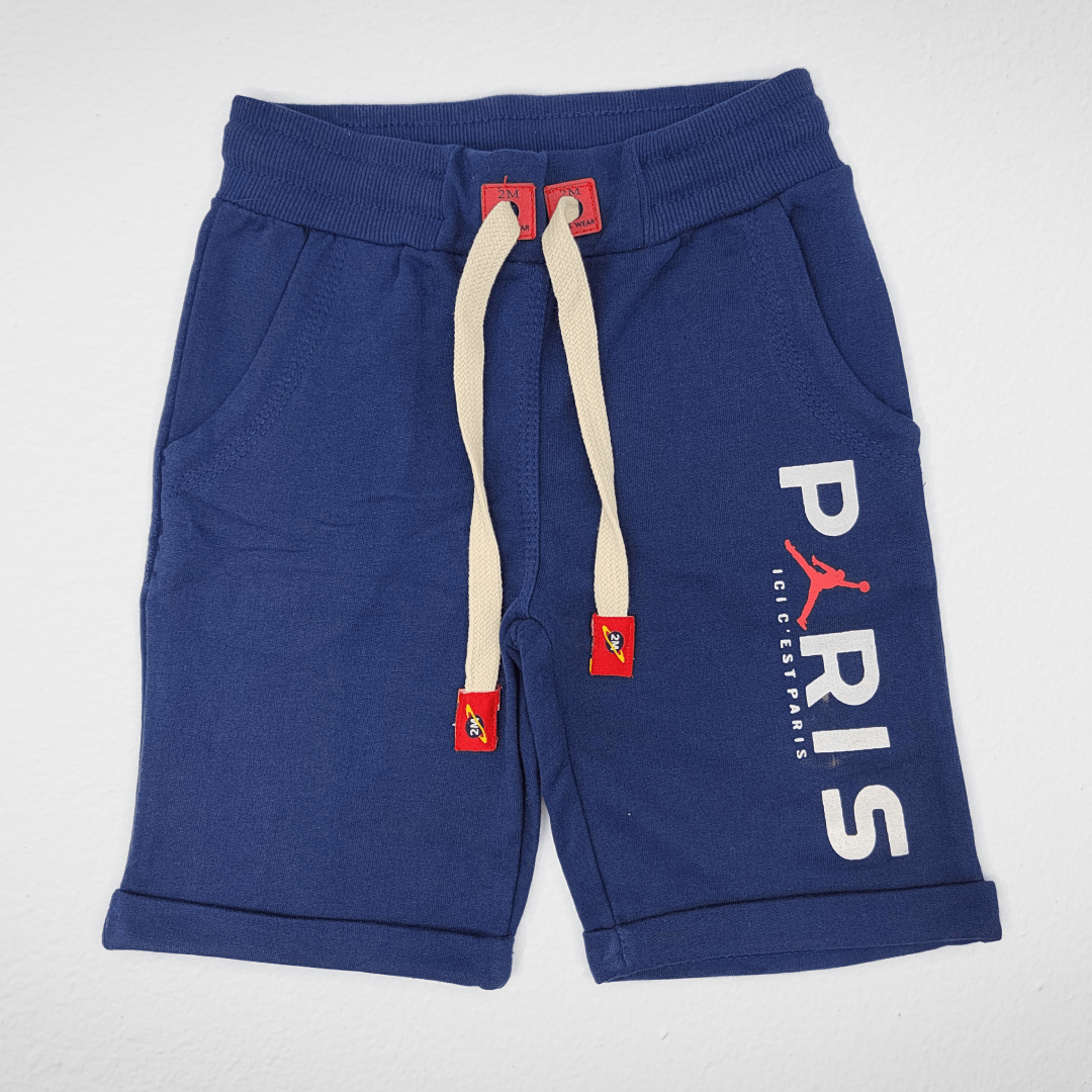 Kids Summer 23 Kids Short - PARIS - BlueXRed
