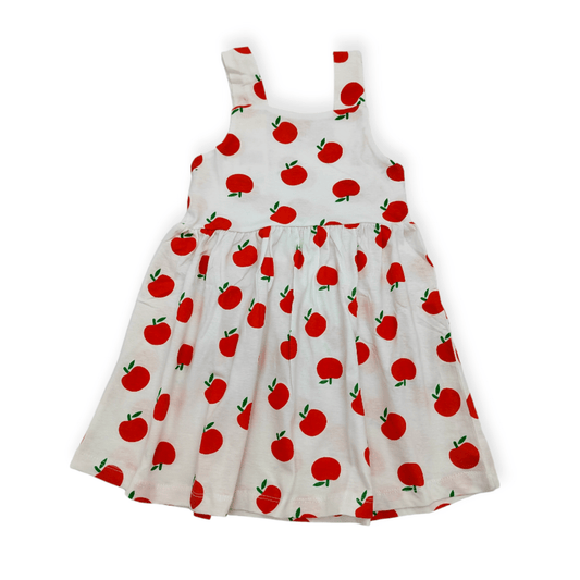 Kids Summer 23 Kids Training Set Cotton Girls Dress - Cut - Apples