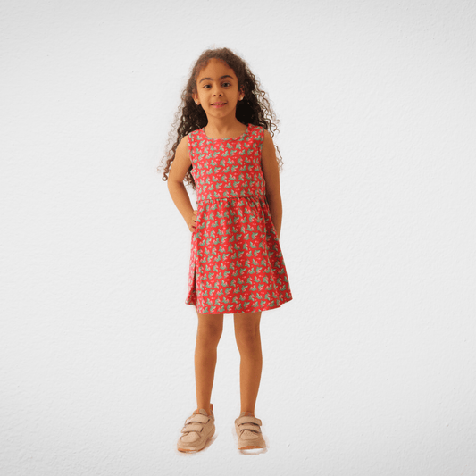 Kids Summer 23 Kids Training Set Cotton Girls Dress - Sharks