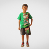 Kids Summer 23 Kids Tshirt Boys Pajama Set (Tshirt & Short) - Marvel - Green