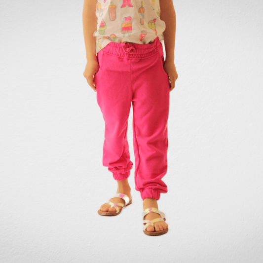 Kids Summer 23 Kids Tshirt Kids Sweatpants - Fuchsia