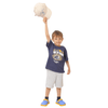 Kids Summer 23 Summer Sale 23 Boys Set (Tshirt & Short) - "Time to Travel" - Dark Blue