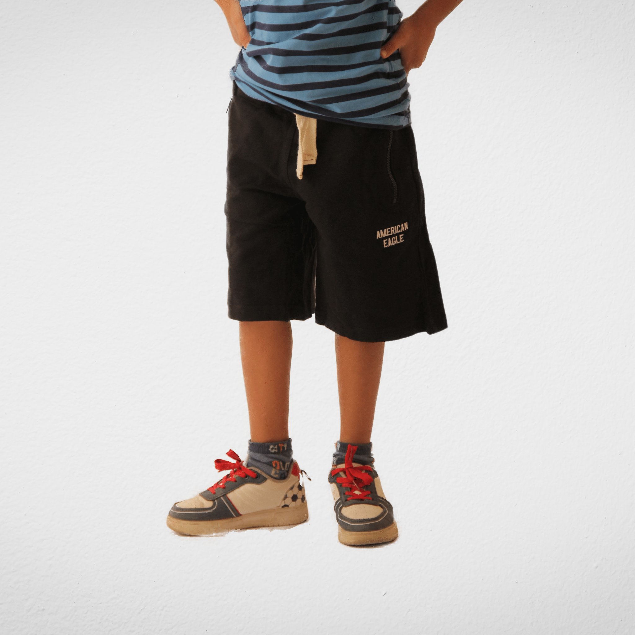 Kids Summer 23 Summer Sale 23 Boys Short - AE (تصنيع) - Black