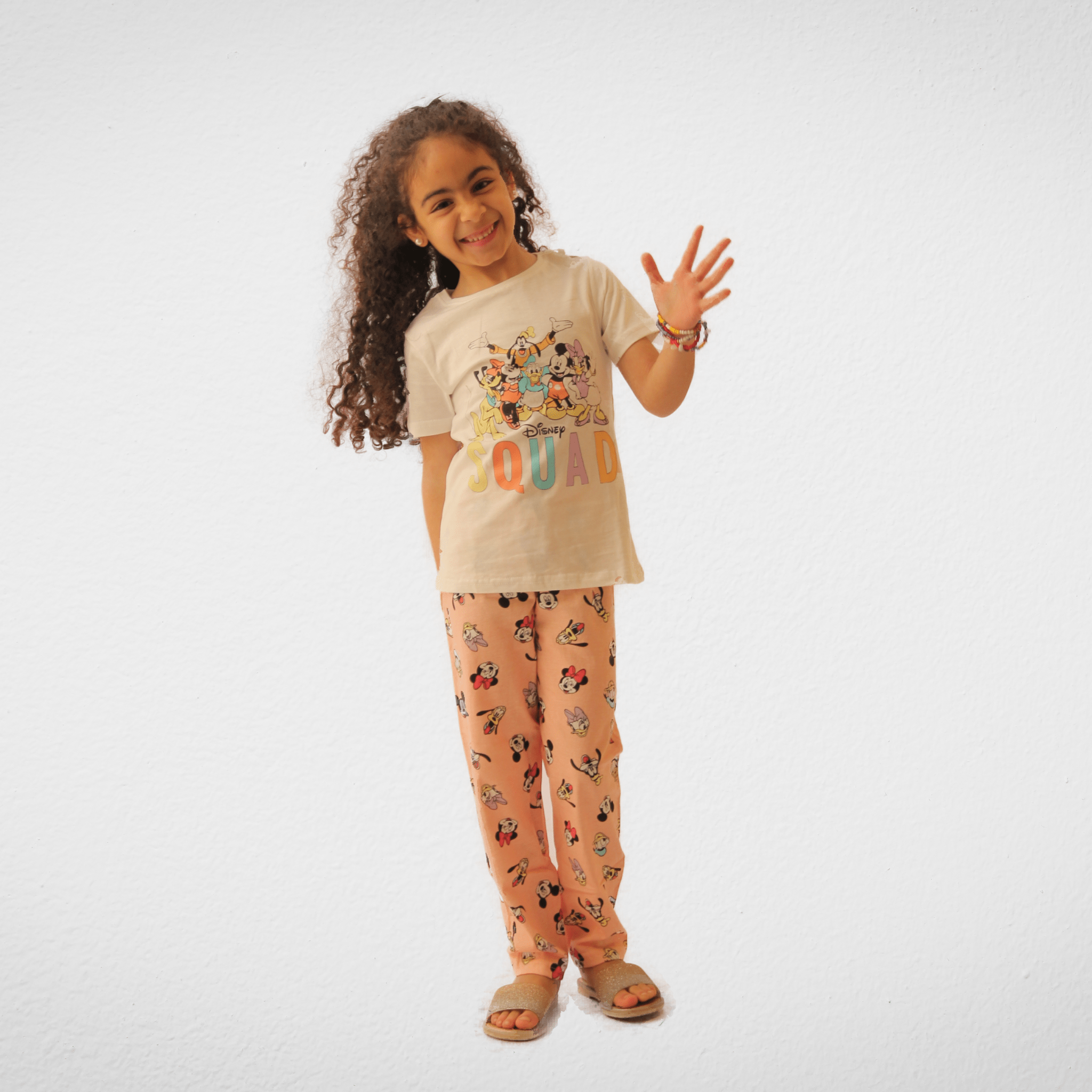 Kids Summer 23 Summer Sale 23 Kids Pajama - Characters - White