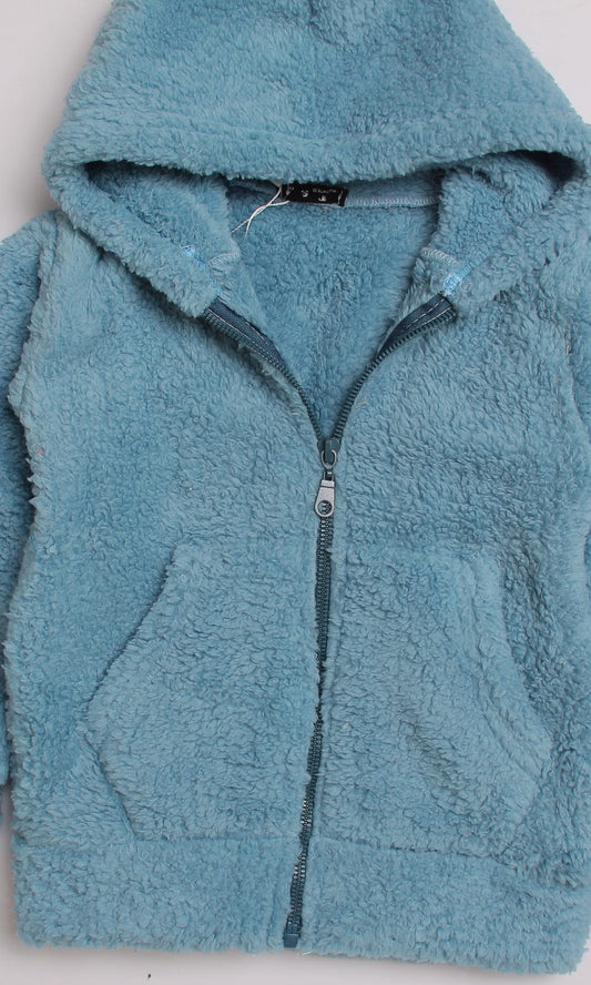 Kids Winter 24 Kids Jacket KIDS - Heavy Fur Polar Jacket ( Turquoise )