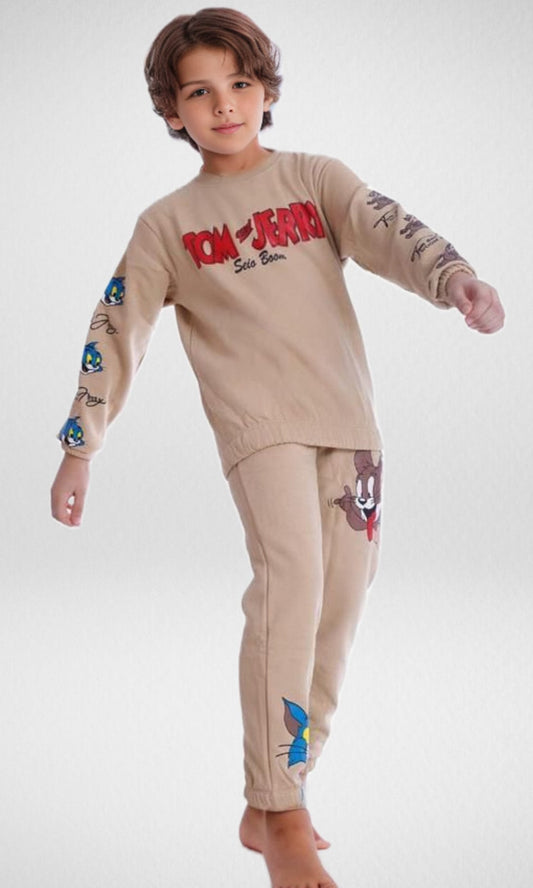 Kids Winter 24 Kids Pajama Kids T&J Pajama - Beige