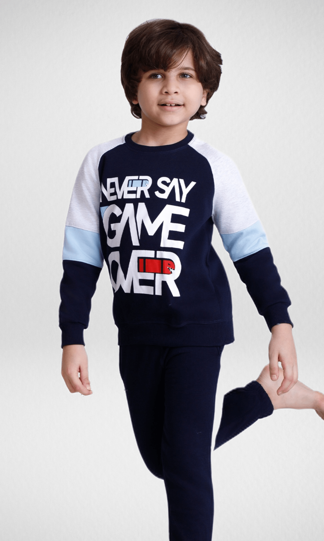 Kids Winter 24 Kids Pajama Possible Kids Pajama ( Game Over) - Black