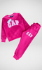 Kids Winter 24 Kids Sweatshirt KIDS GAP Set (Sweatshirt + Pants) - Fuchsia