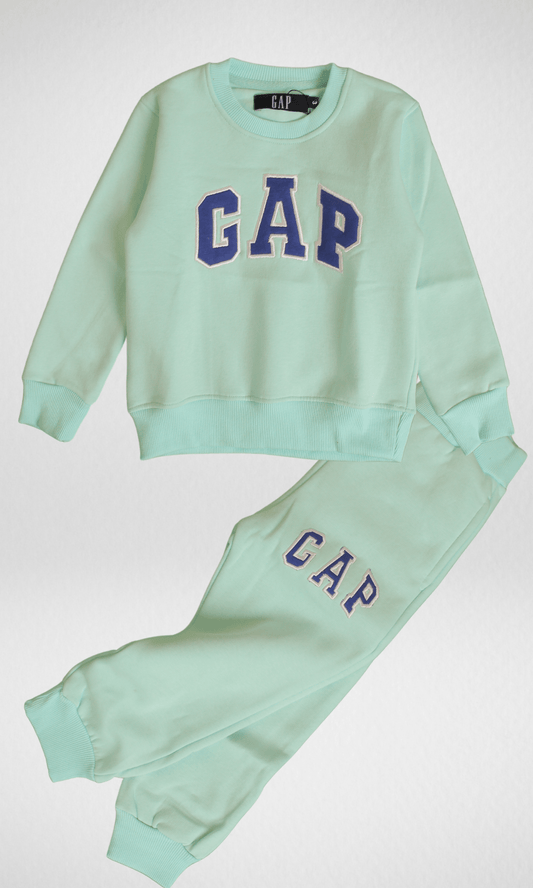Kids Winter 24 Kids Sweatshirt KIDS GAP Set (Sweatshirt + Pants) - Mint