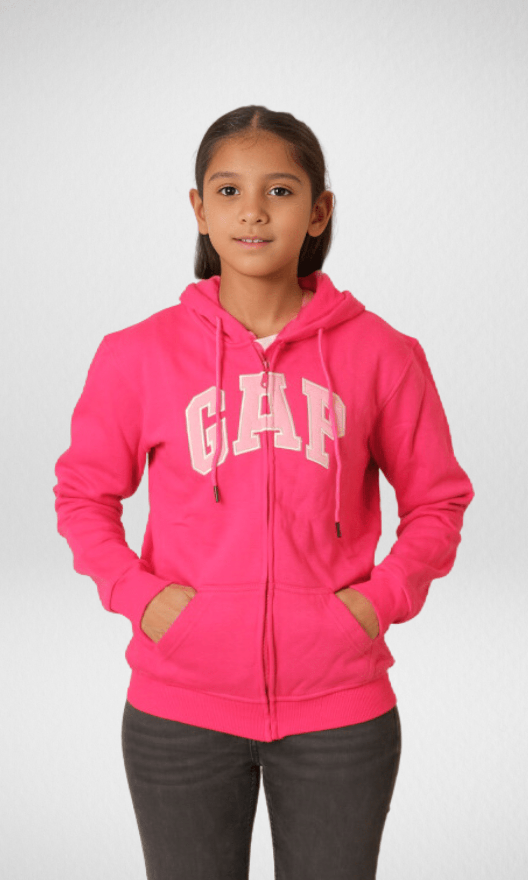 Kids Winter 24 Kids Sweatshirt Kids New GAP Jacket - Fuchsia