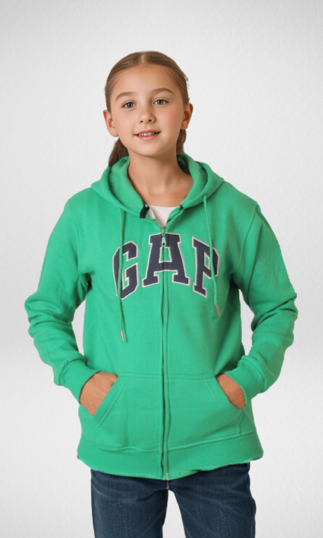 Kids Winter 24 Kids Sweatshirt Kids New GAP Jacket - Green