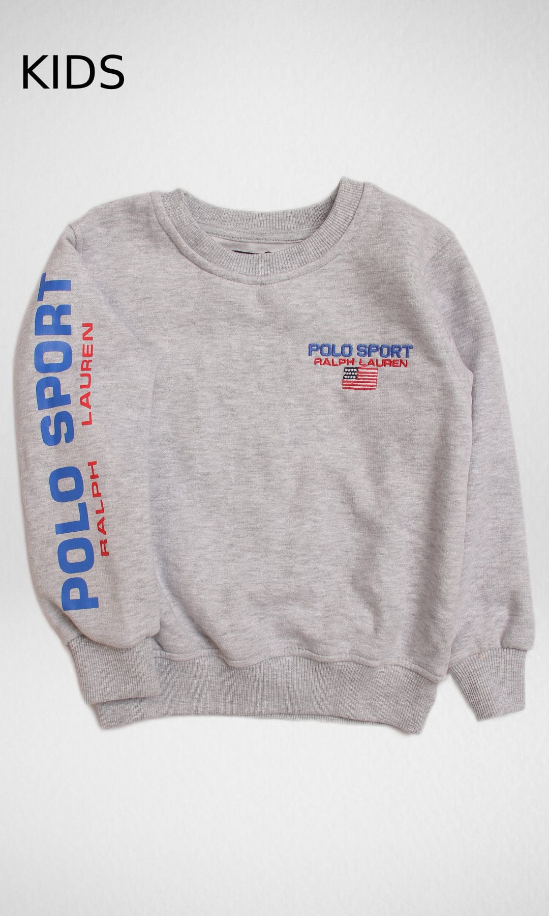 Kids Round Sweater Sport (Grey)