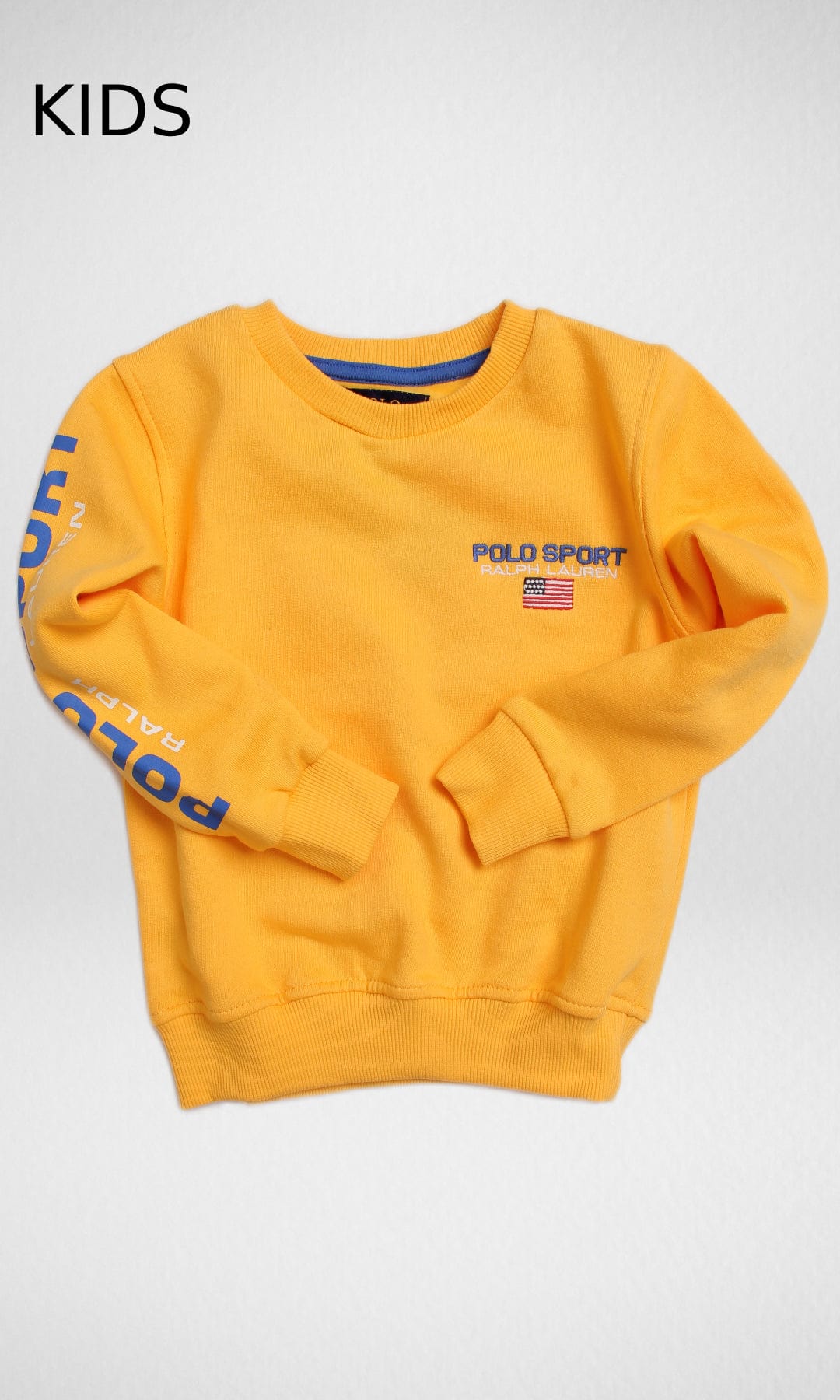 Kids Round Sweater Sport (Yellow)