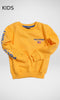 Kids Winter 24 Kids Sweatshirt Kids Sports Polo Round Neck - Yellow