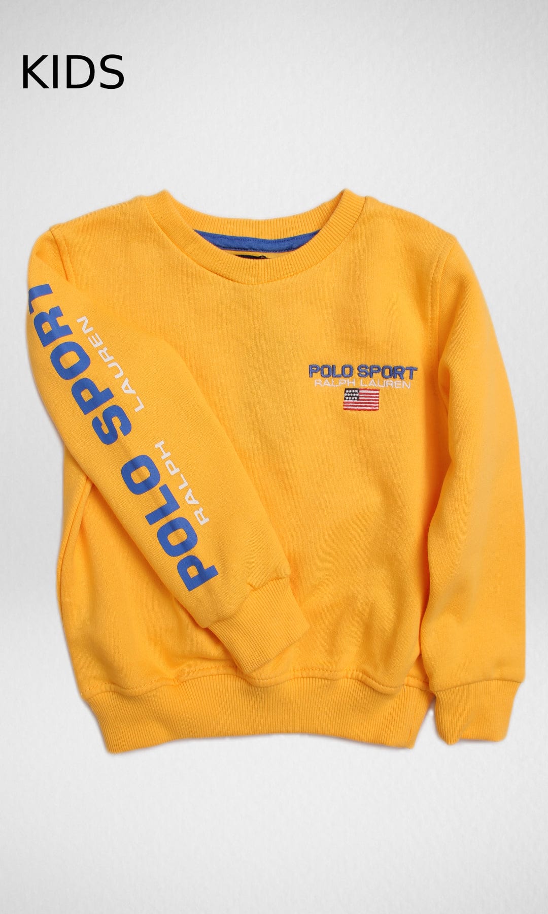 Kids Round Sweater Sport (Yellow)