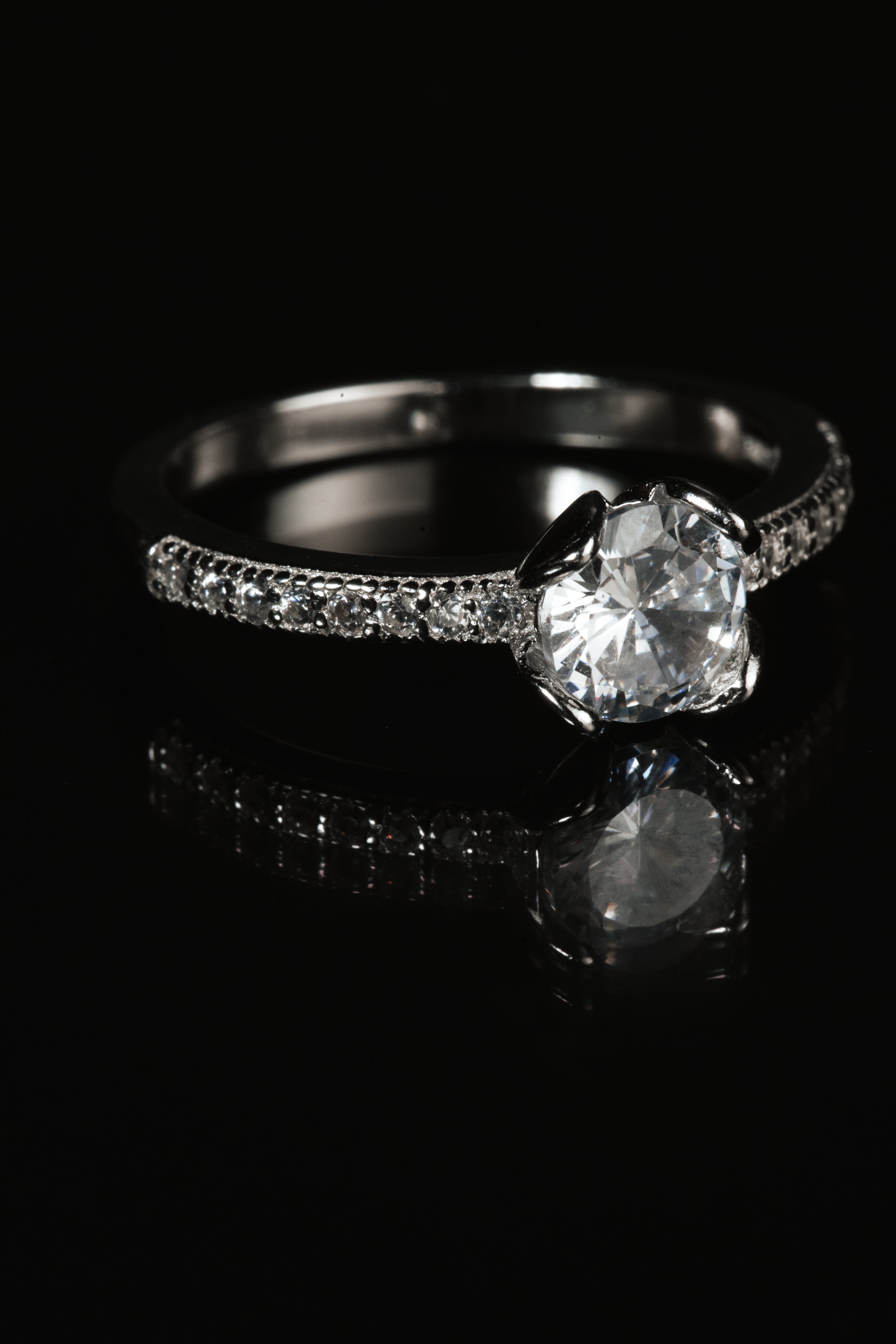 Lina Female Necklaces 6 Silver 925 Italian Ring Model 0152