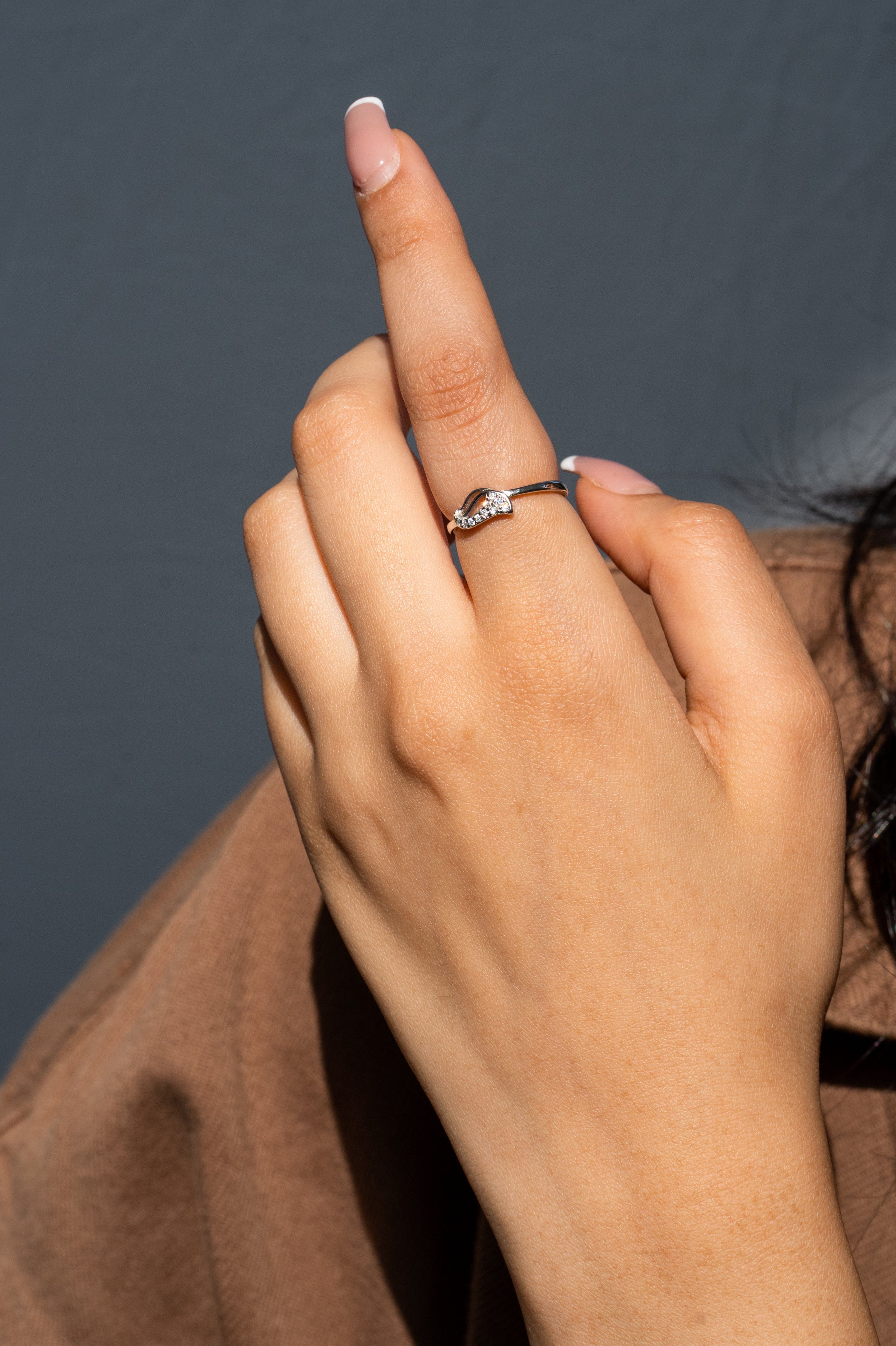 Lina Female Necklaces 6 Silver 925 Italian Ring Model 0167