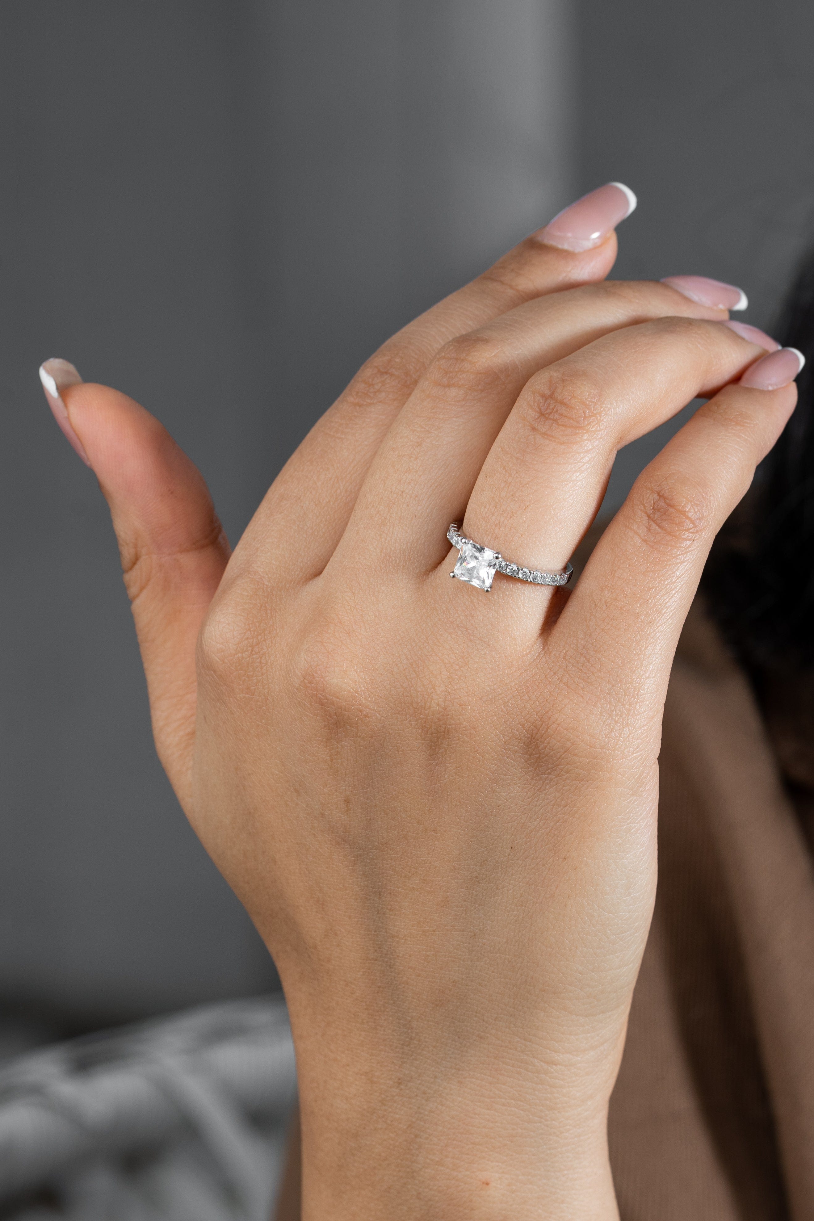 Lina Female Necklaces 6 Silver 925 Italian Ring Model 0179