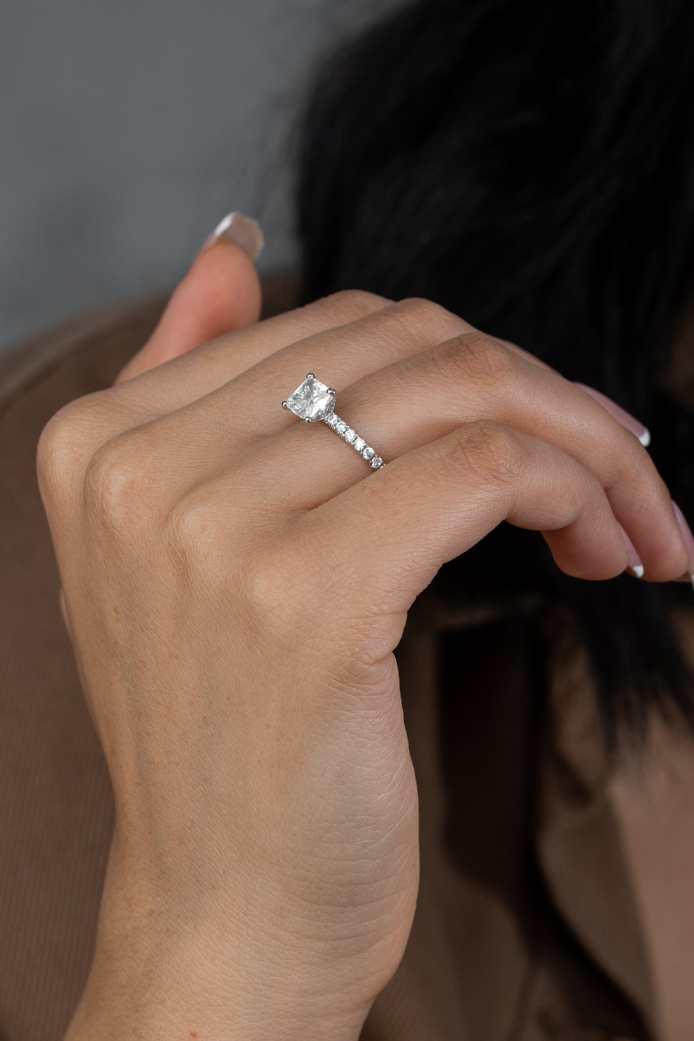 Lina Female Necklaces 6 Silver 925 Italian Ring Model 0179