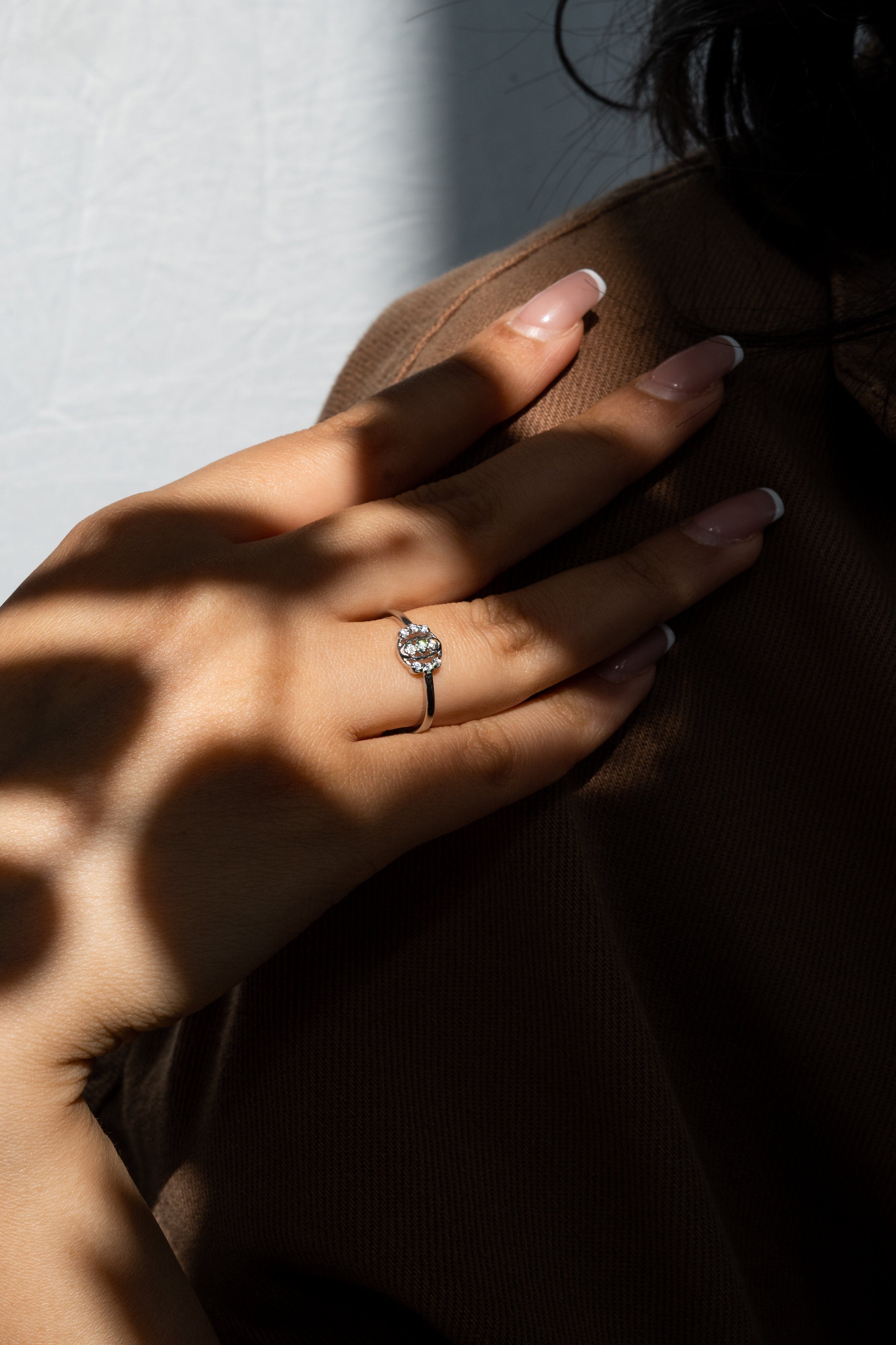 Lina Female Necklaces 6 Silver 925 Italian Ring Model 0190