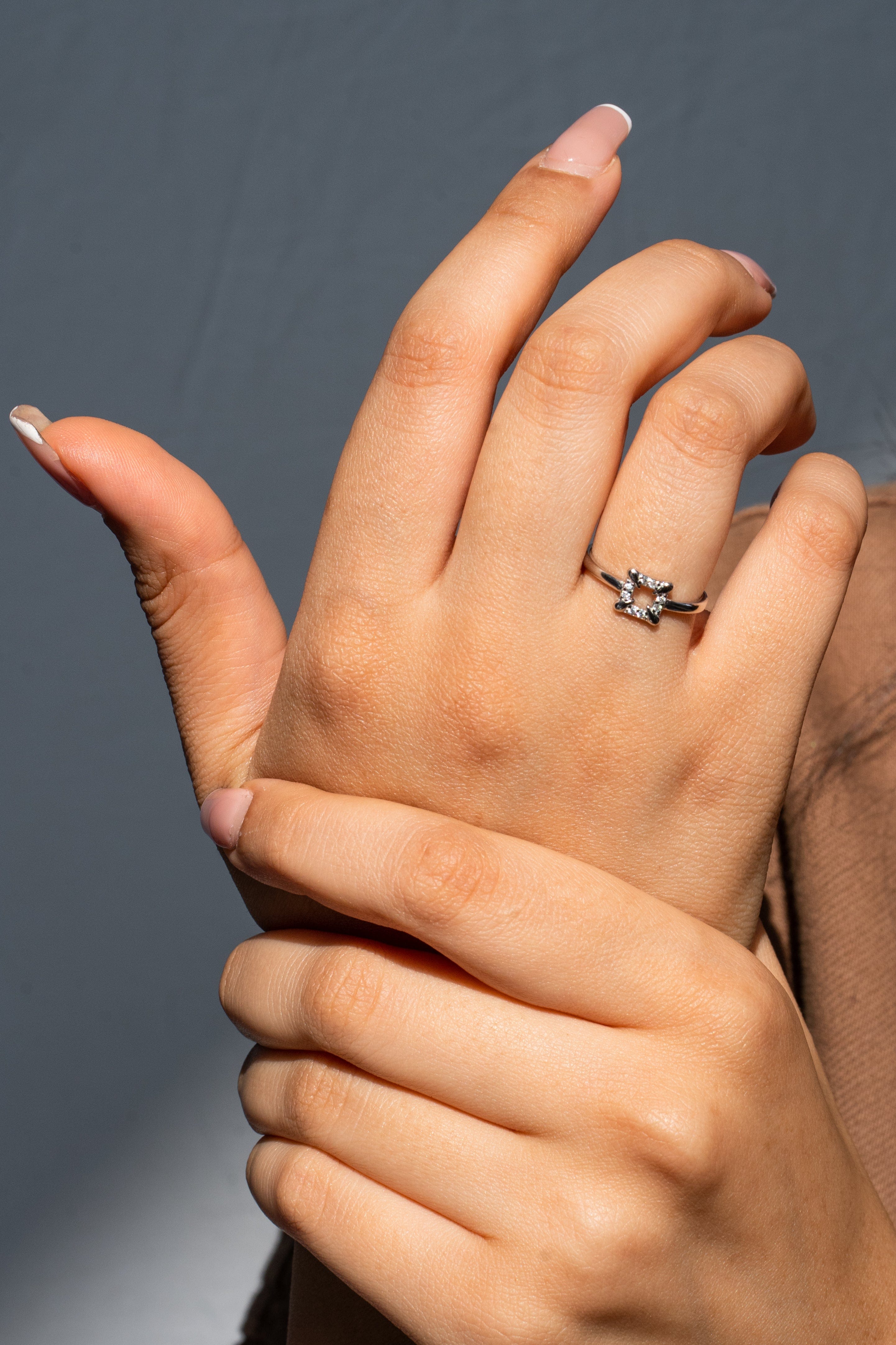 Lina Female Necklaces 7 Silver 925 Italian Ring Model 0163