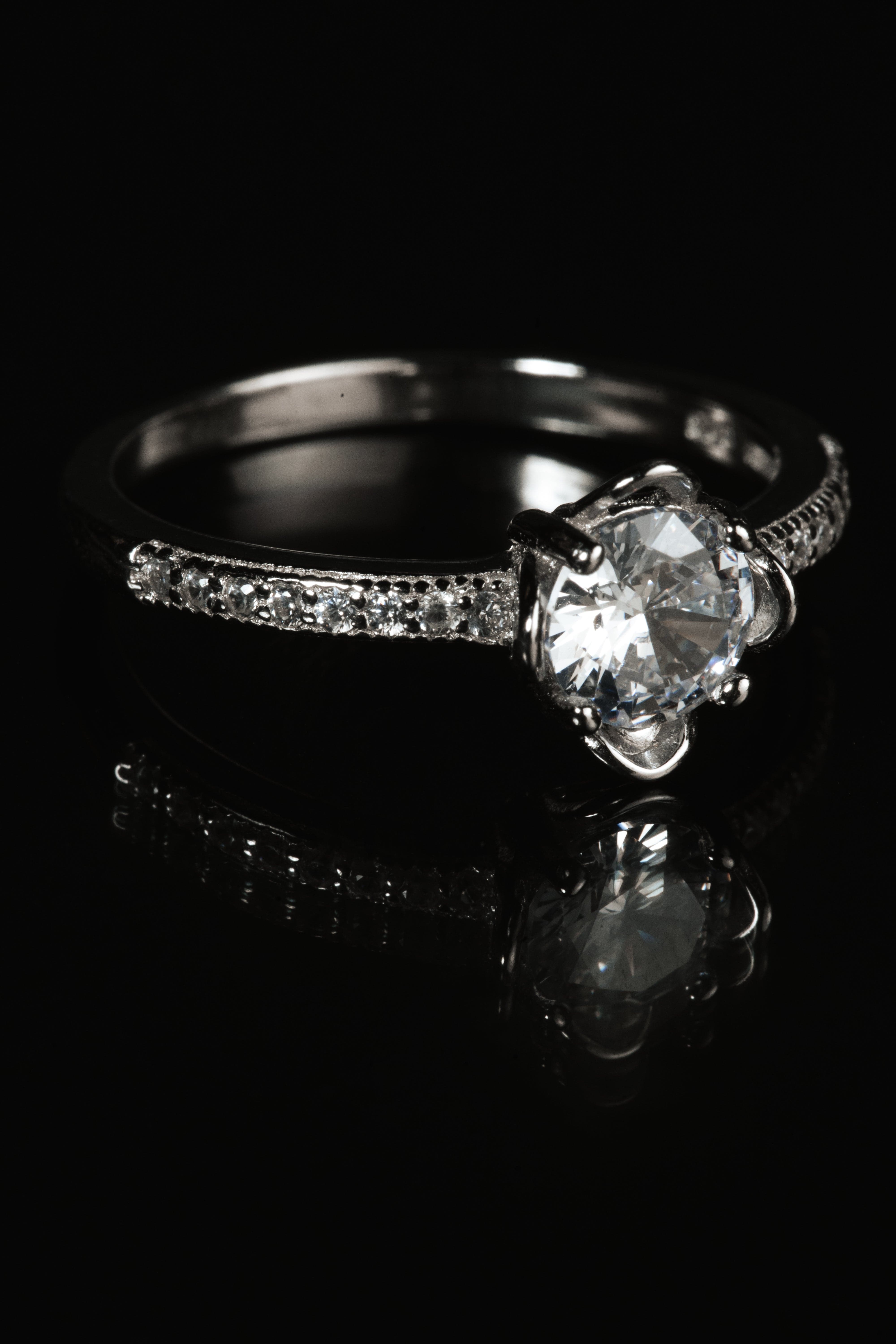 Lina Female Necklaces 8 Silver 925 Italian Ring Model 0186