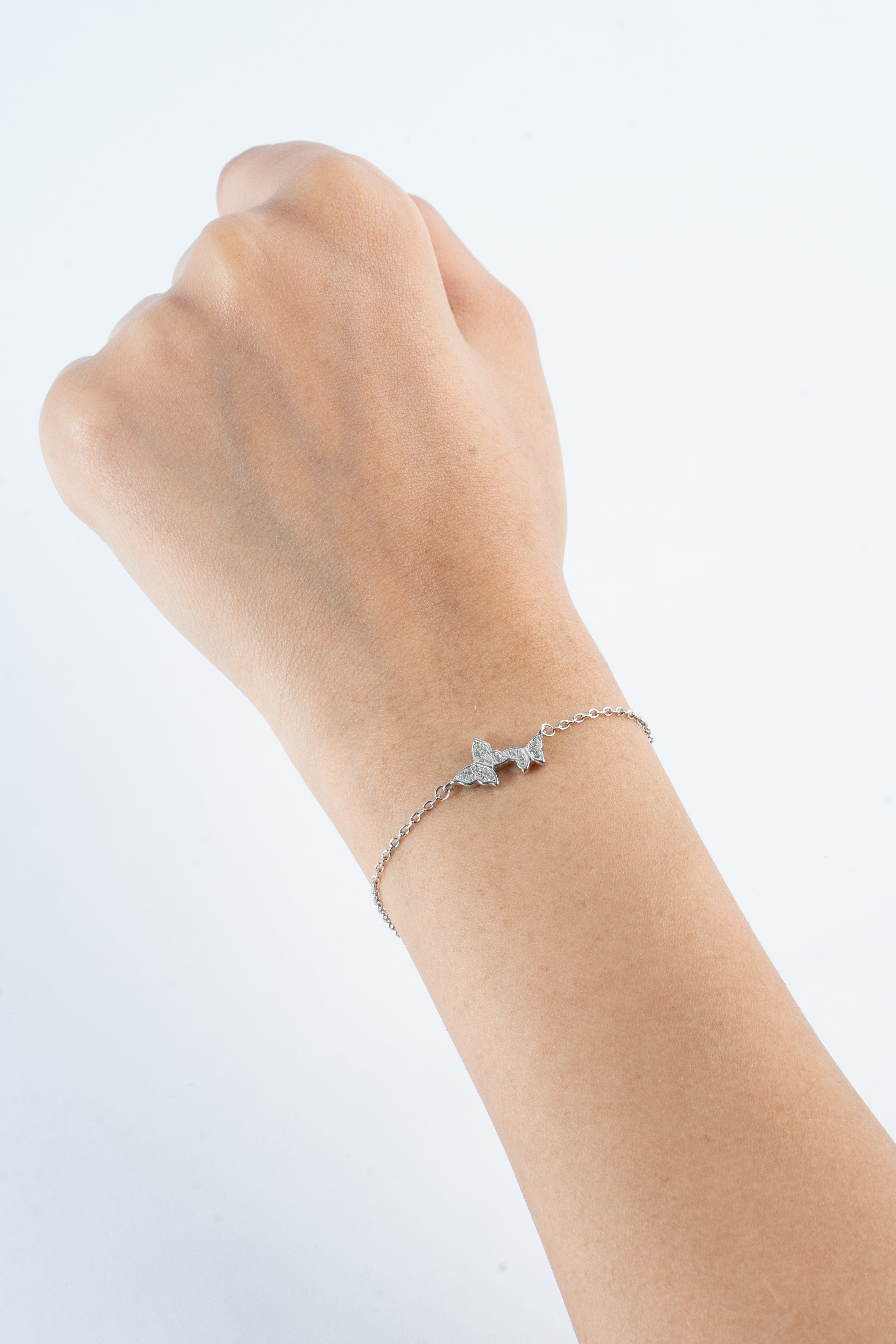 Lina Female Necklaces Silver 925 Italian Bracelet Model 043
