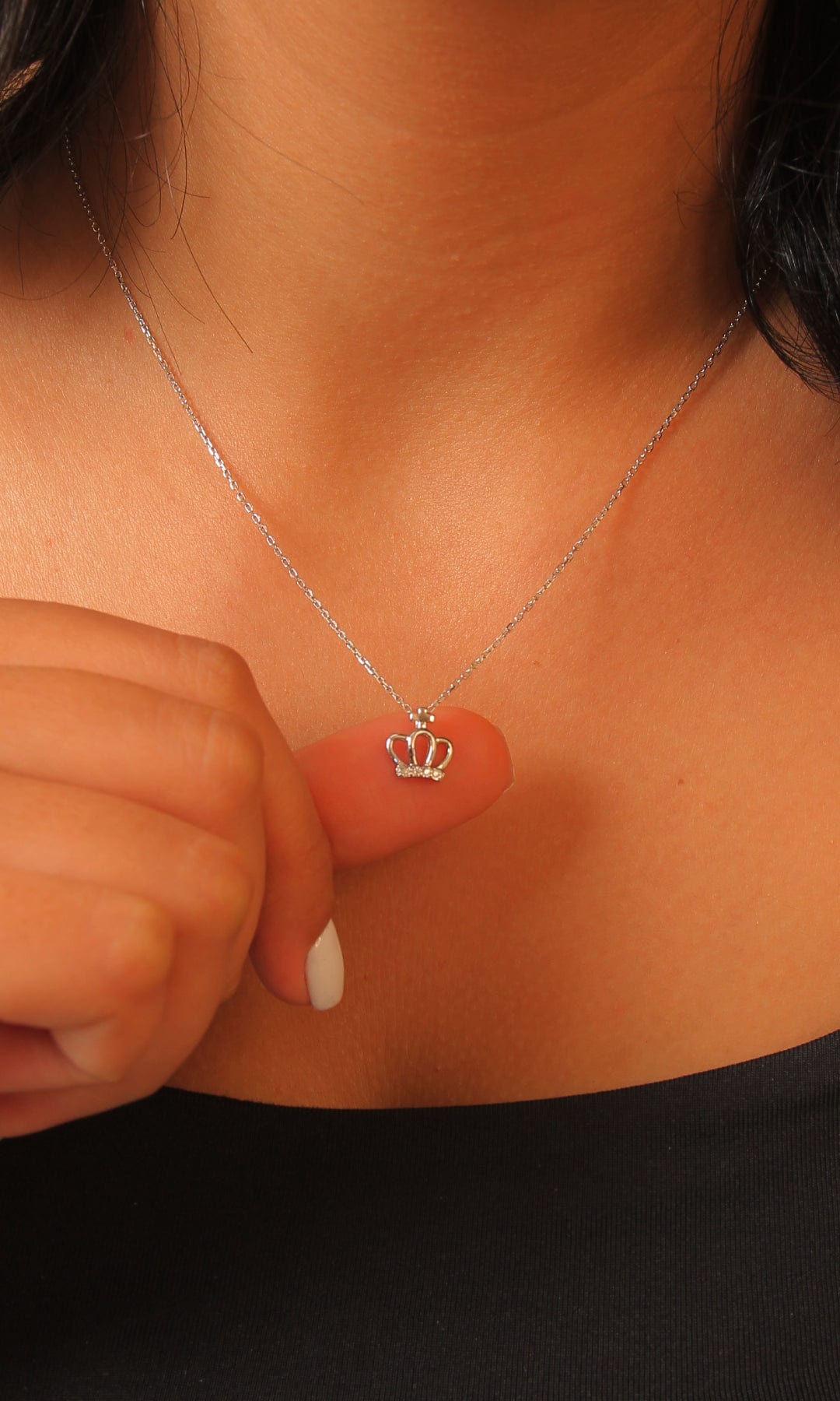 Lina Female Necklaces Silver 925 Italian Necklace Model 022