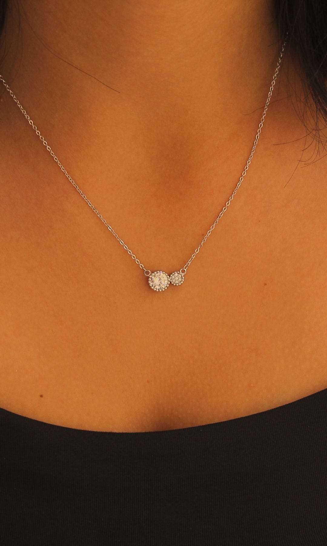 Lina Female Necklaces Silver 925 Italian Necklace Model 027