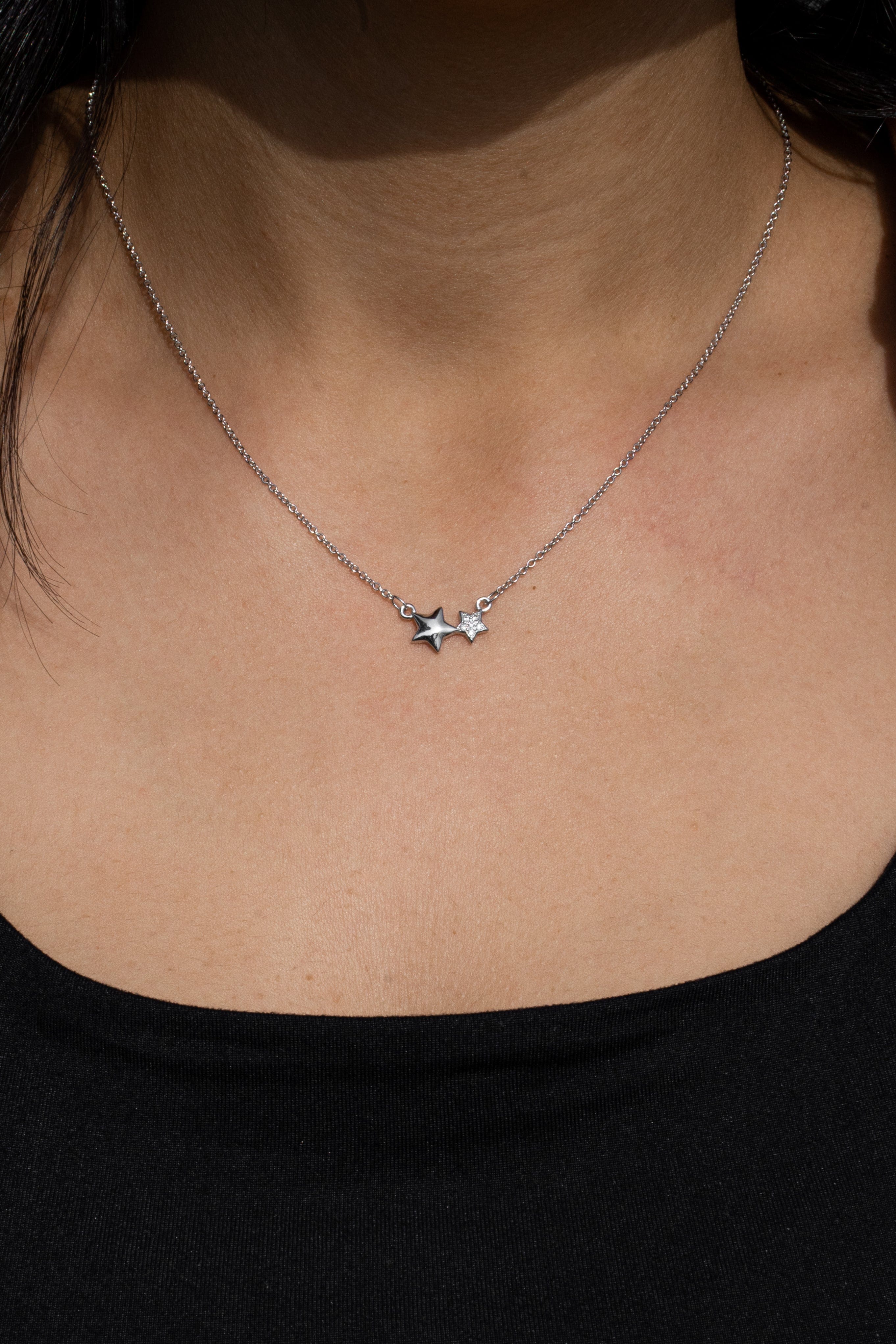 Lina Female Necklaces Silver 925 Italian Necklace Model 028