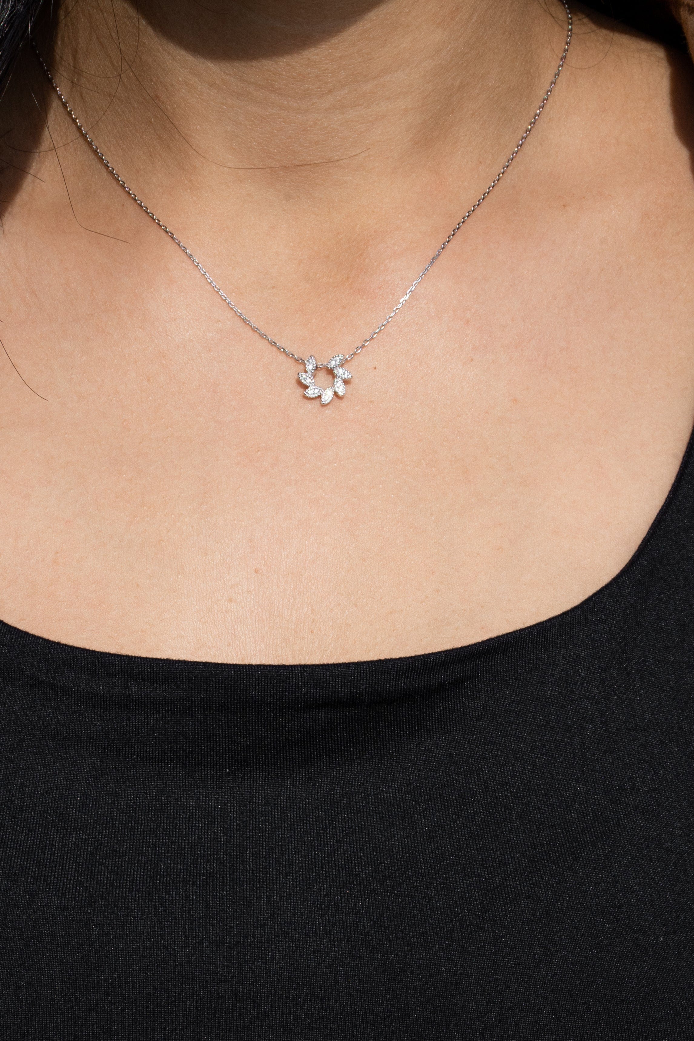 Lina Female Necklaces Silver 925 Italian Necklace Model 029
