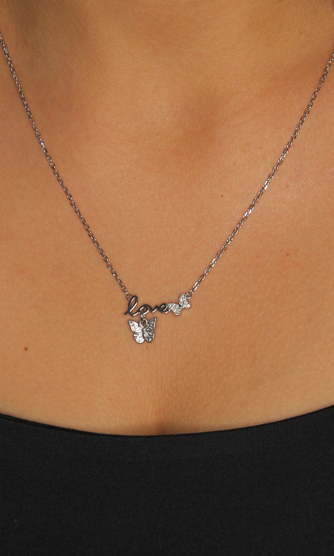 Lina Female Necklaces Silver 925 Italian Necklace Model 034
